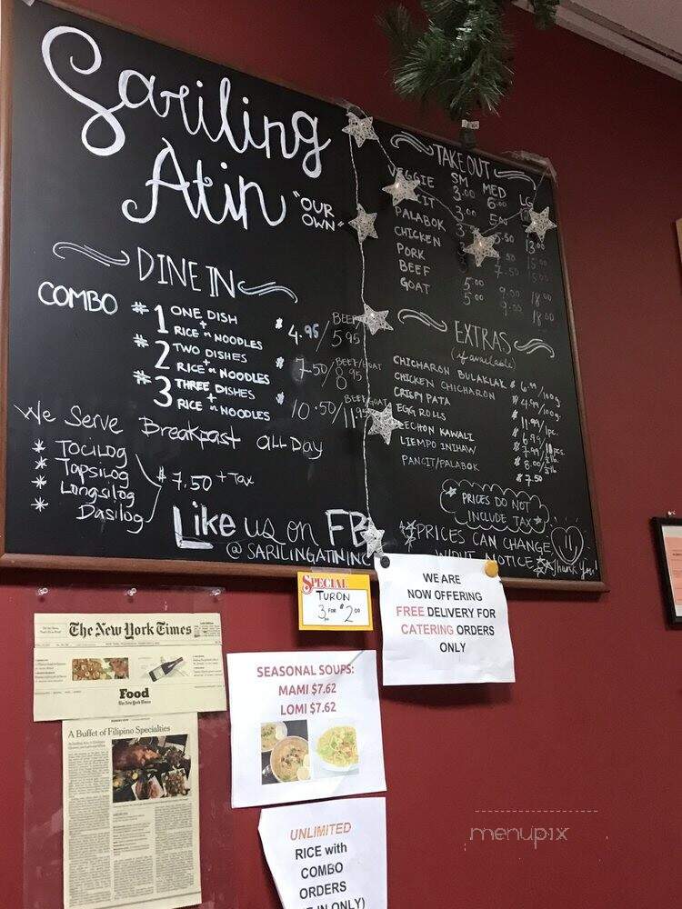 Sariling Atin - Elmhurst, NY menu_pic