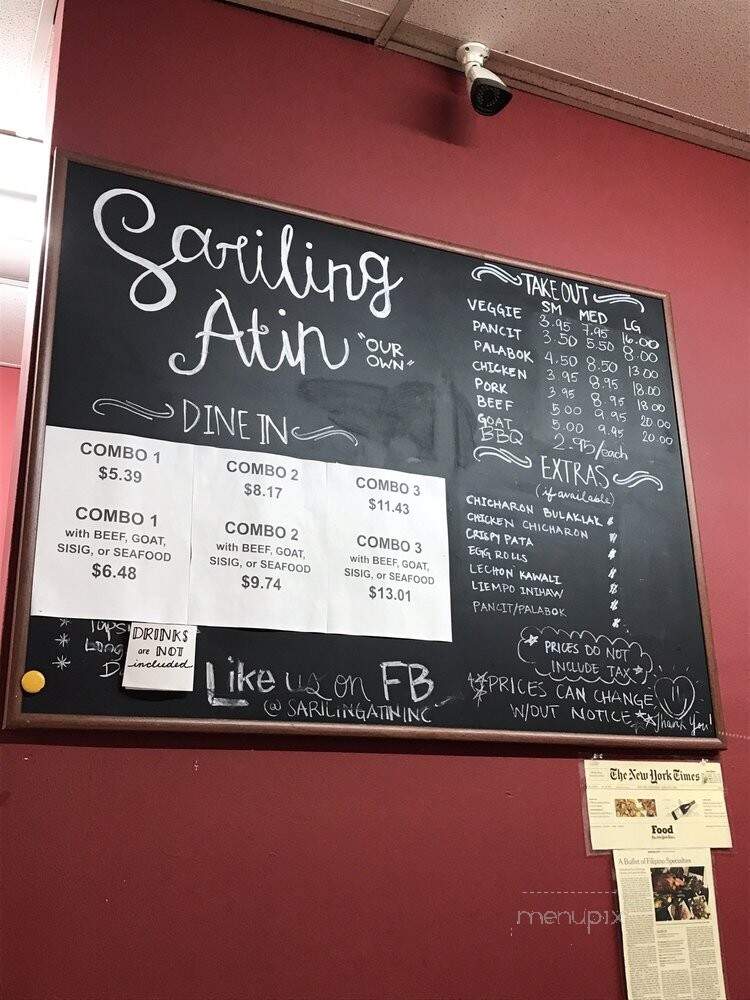 Sariling Atin - Elmhurst, NY menu_pic