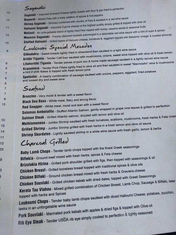Loukoumi Taverna - Astoria, NY menu_pic