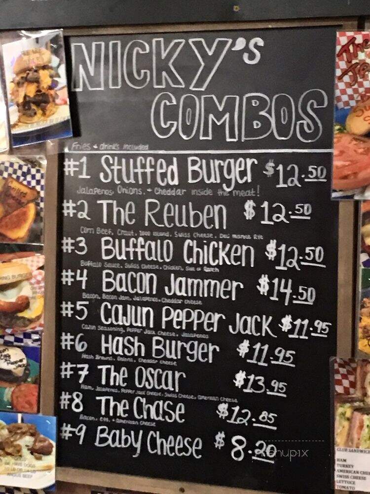 Nicky D's - Crowley, TX menu_pic