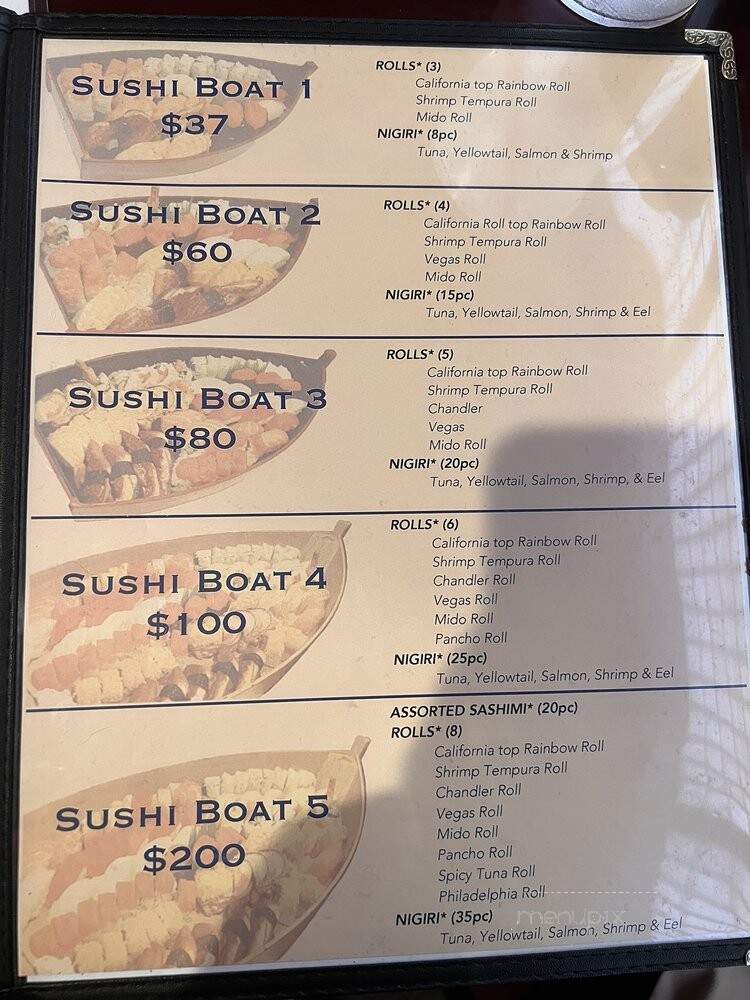 Mido Sushi - Chandler, AZ menu_pic