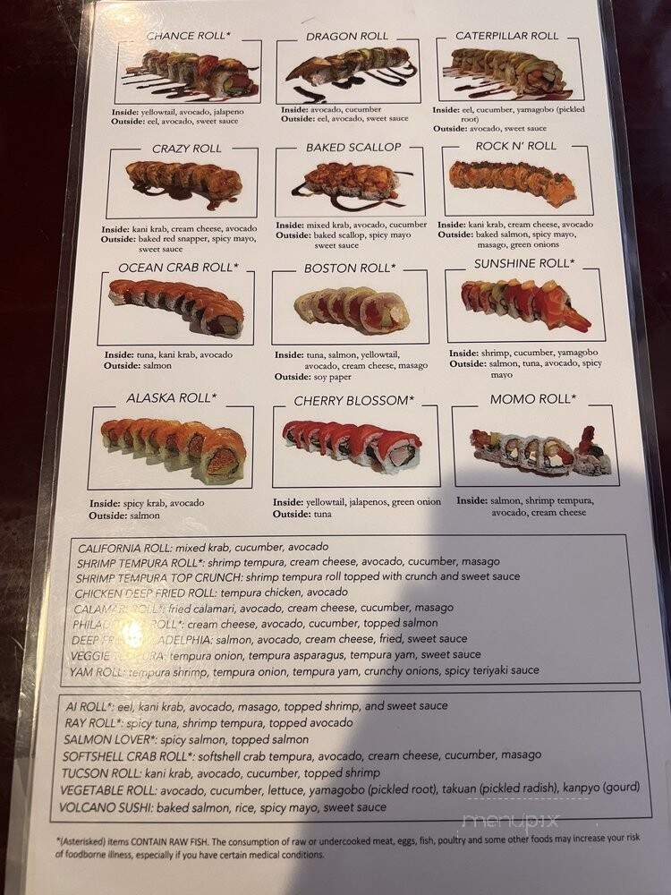 Mido Sushi - Chandler, AZ menu_pic