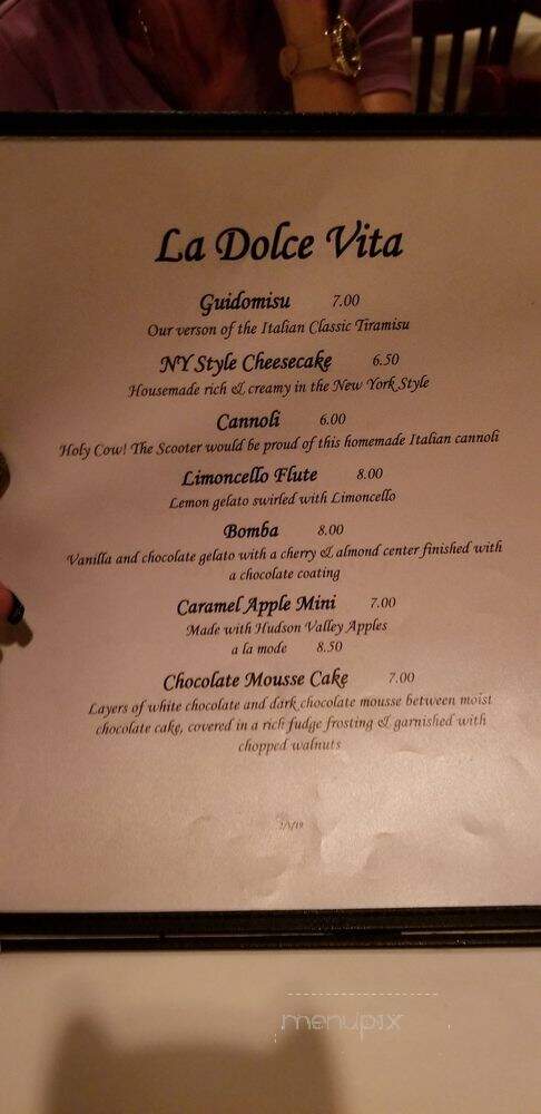Frank Guidos Little Italy - Kingston, NY menu_pic