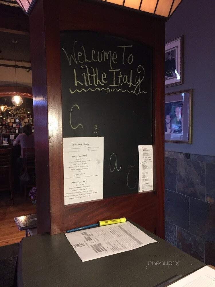 Frank Guidos Little Italy - Kingston, NY menu_pic