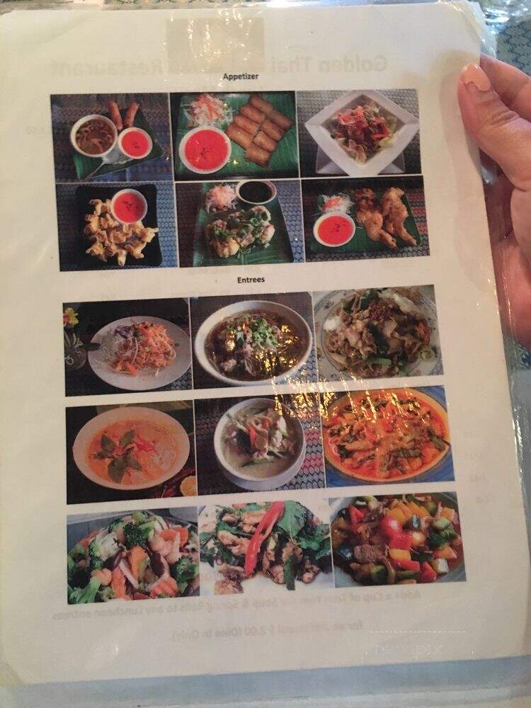 Golden Thai Restaurant - Longwood, FL menu_pic
