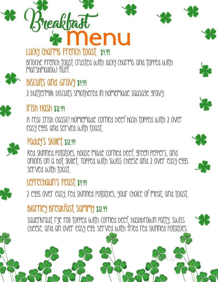 Main St Pub Of Vicksburg - Vicksburg, MI menu_pic