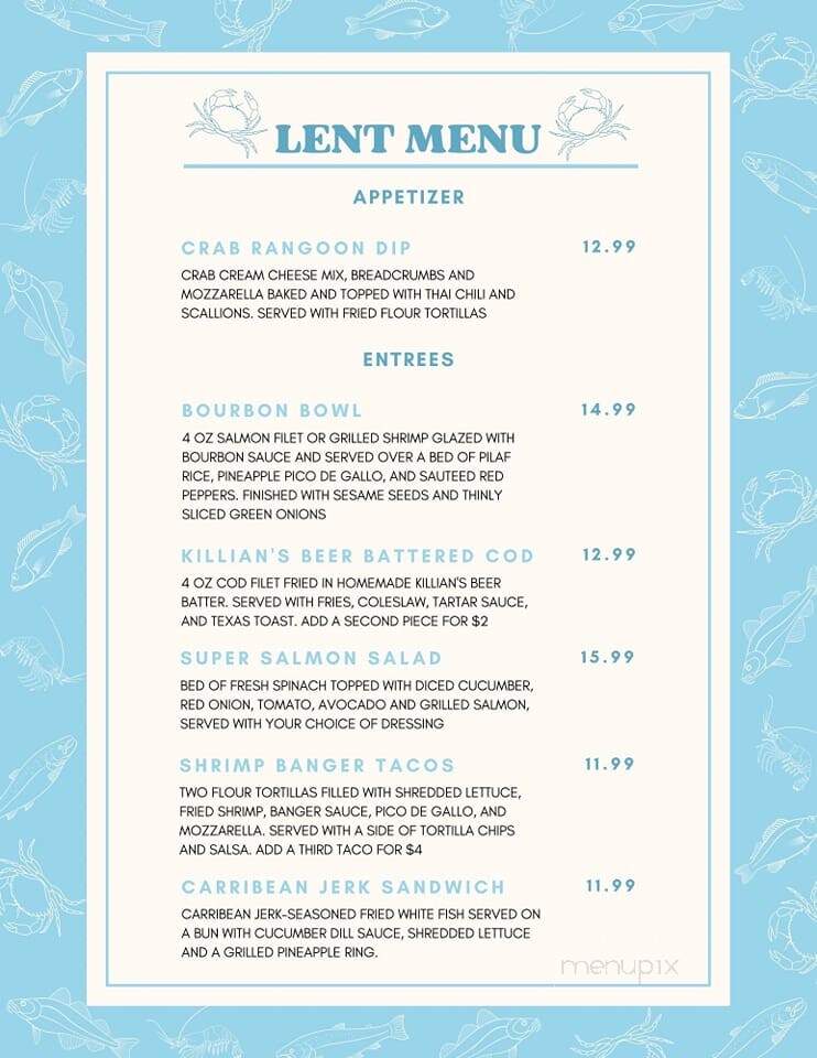 Main St Pub Of Vicksburg - Vicksburg, MI menu_pic