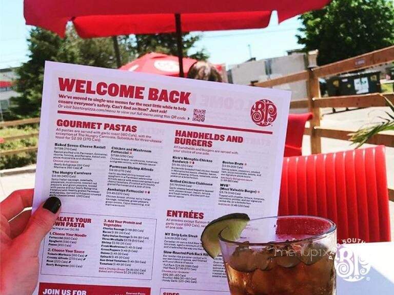 Boston Pizza - Peterborough, ON menu_pic