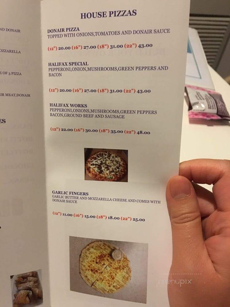 Halifax Donair - Milton, ON menu_pic