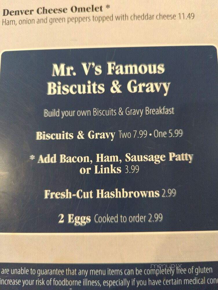 Mr V's Restaurant - Caldwell, ID menu_pic