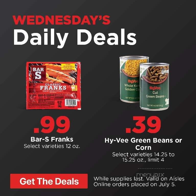Hy-Vee - Moline, IL menu_pic