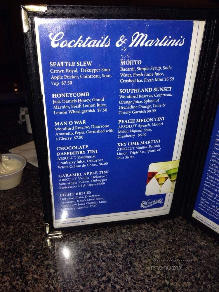 Winchell's Restaurant & Sports - Lexington, KY menu_pic