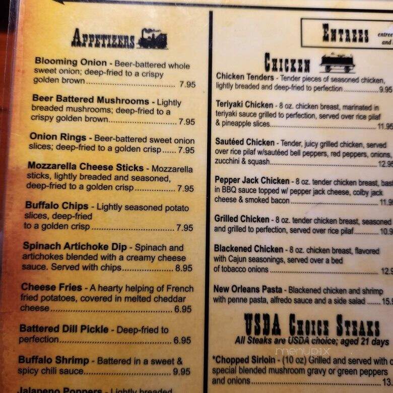 Depot - Dobson, NC menu_pic