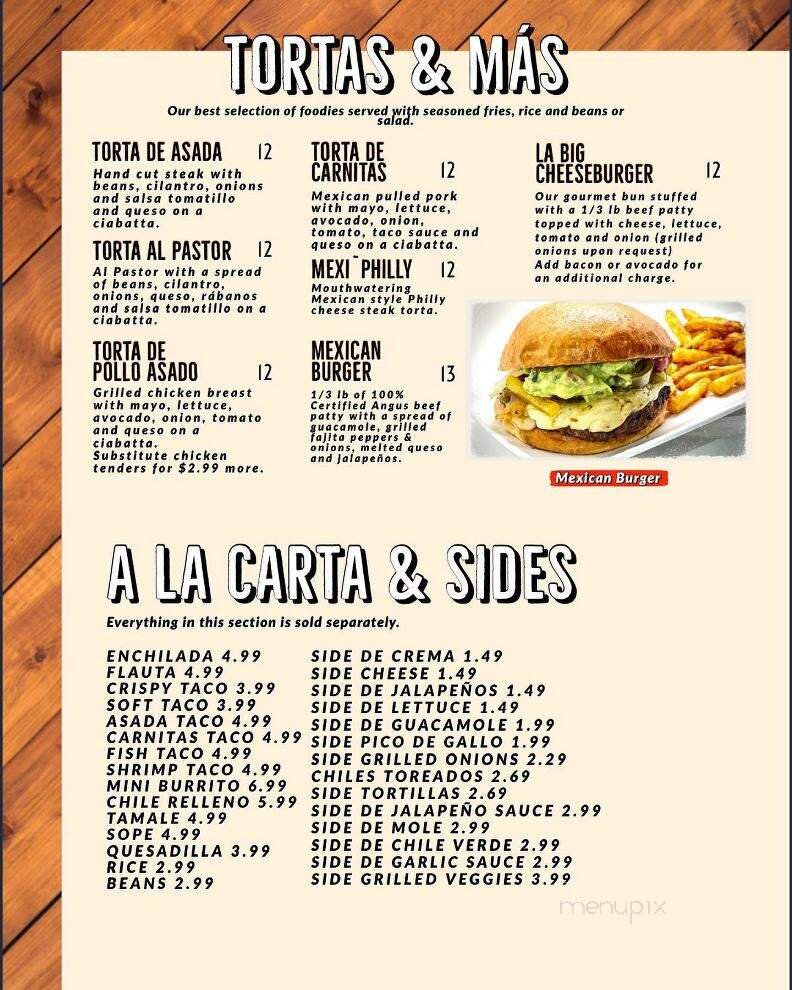 La Cabana De Suisun Restaurant - Suisun City, CA menu_pic