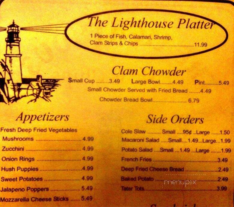 Lighthouse - Redding, CA menu_pic
