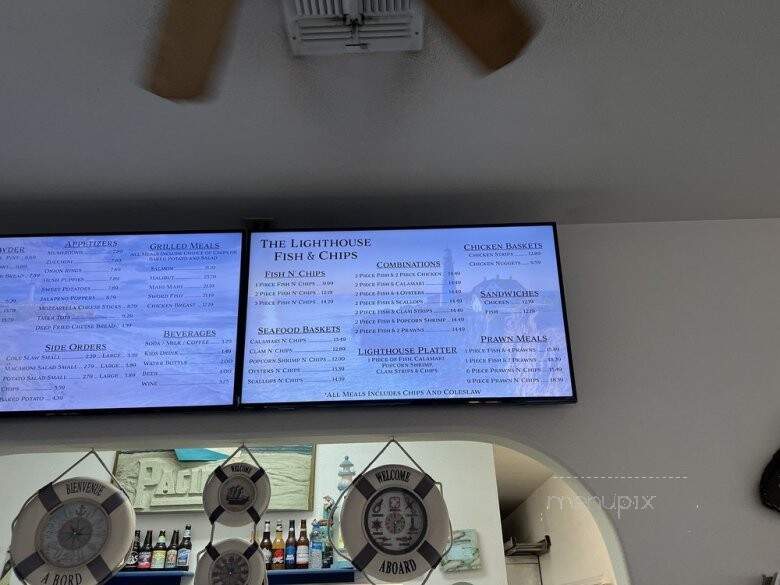 Lighthouse - Redding, CA menu_pic