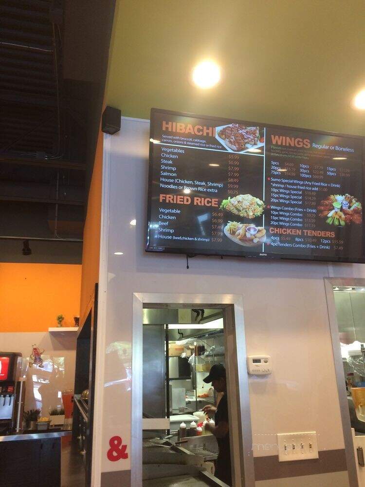 Sumo Hibachi & Wings - Johns Creek, GA menu_pic