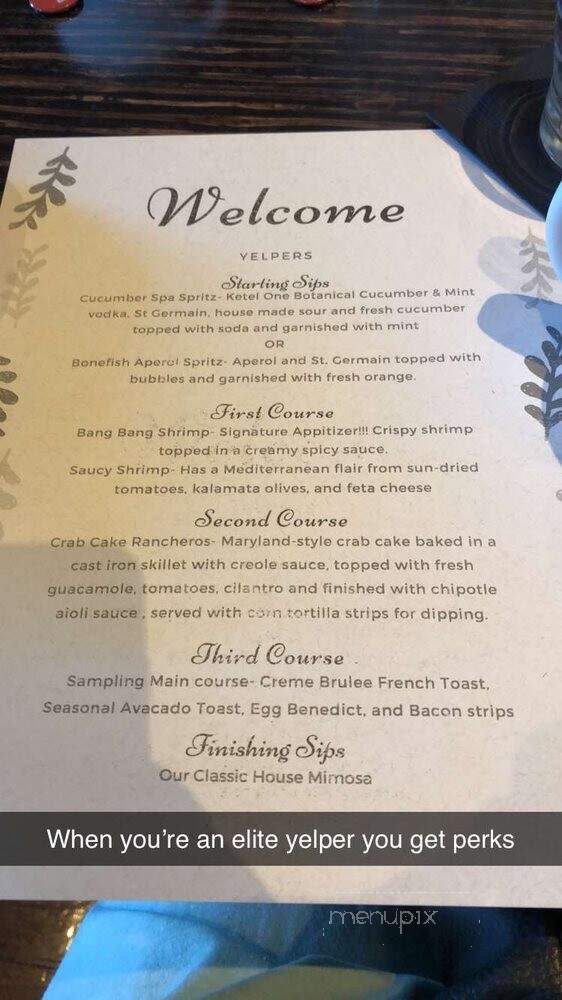 Bonefish Grill - Marysville, WA menu_pic