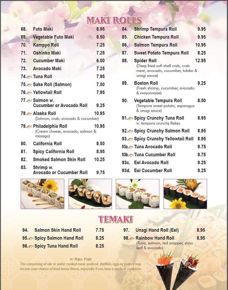 Sakura - Woodland, CA menu_pic