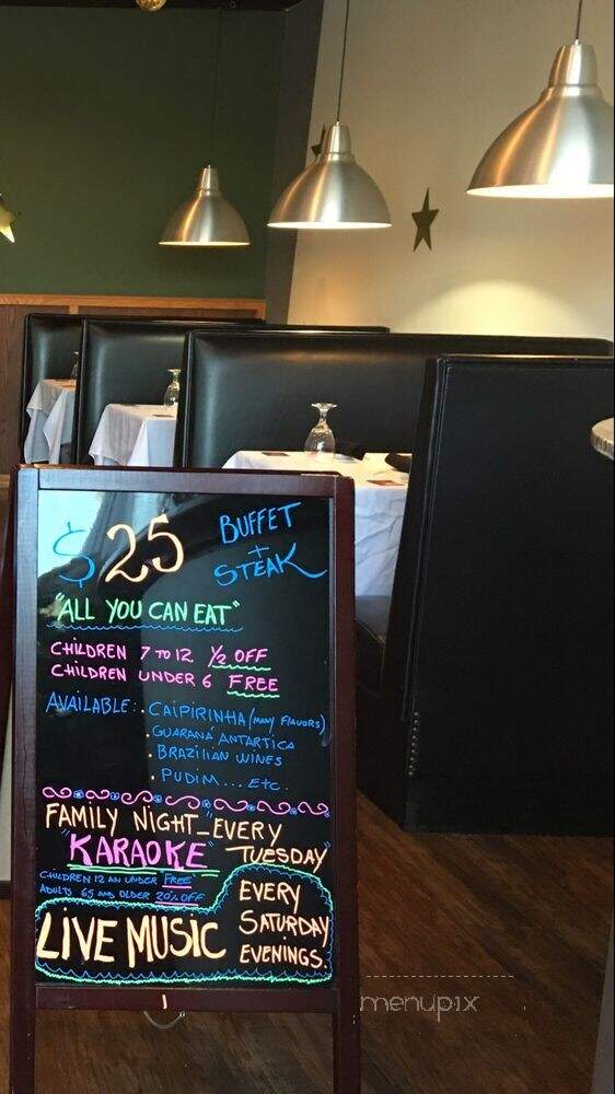 Samba Steakhouse - Sugar Hill, GA menu_pic