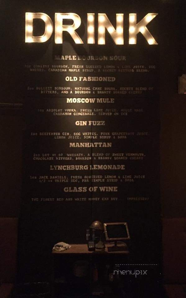Saint Franks - Victoria, BC menu_pic
