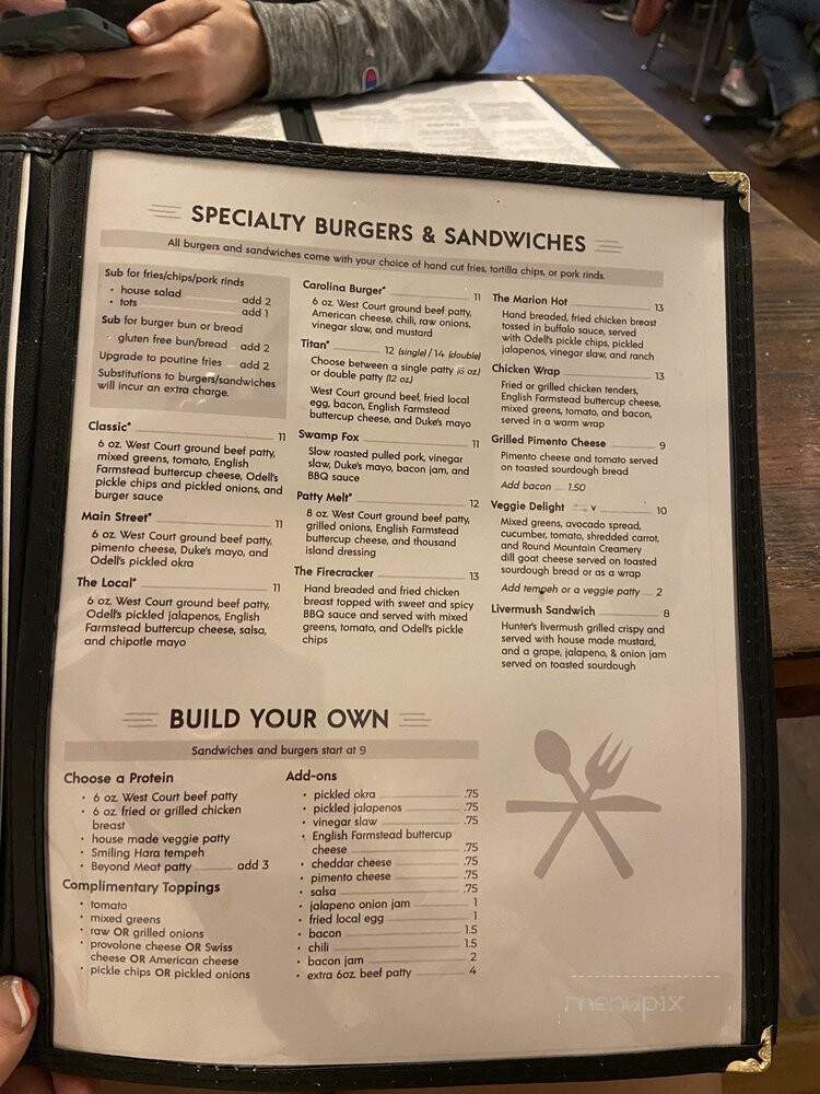 Mcdowell Local Neighborhood Eatery - Marion, NC menu_pic