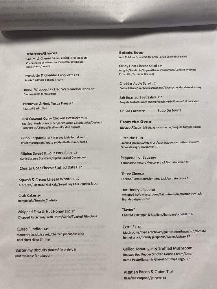 Precinct Tap & Table - Germantown, WI menu_pic
