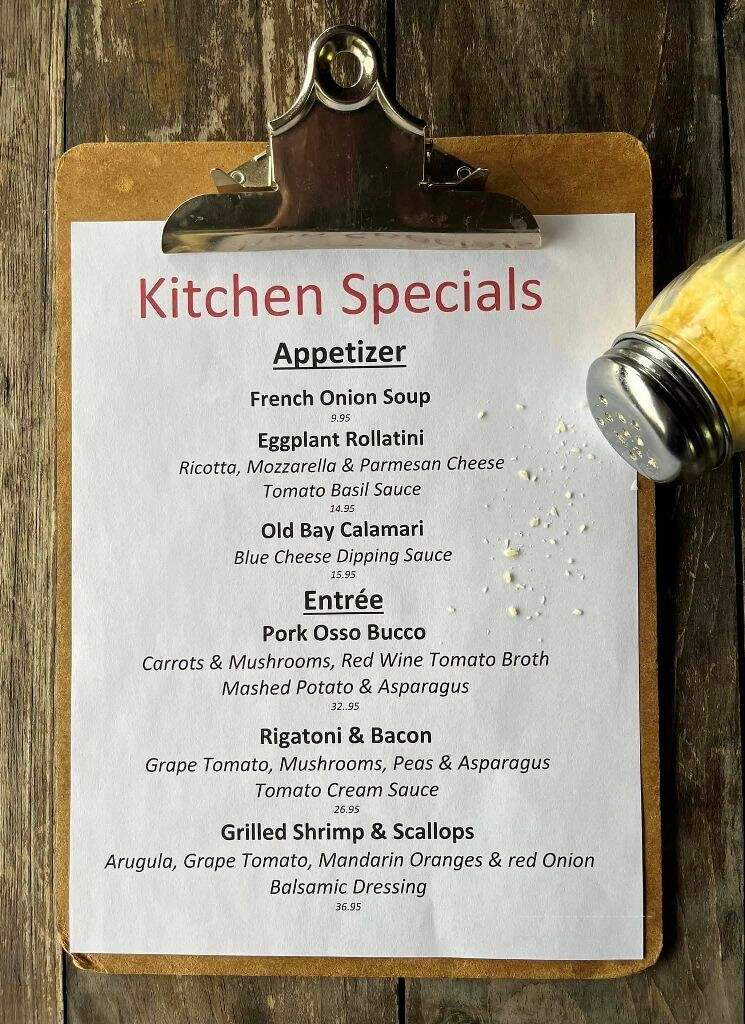 Nicholas Anthony's Family Kitchen - West Orange, NJ menu_pic