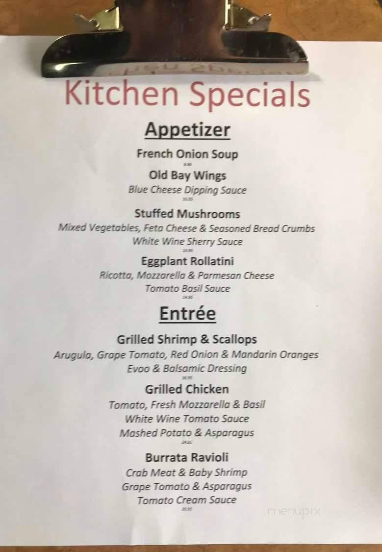 Nicholas Anthony's Family Kitchen - West Orange, NJ menu_pic