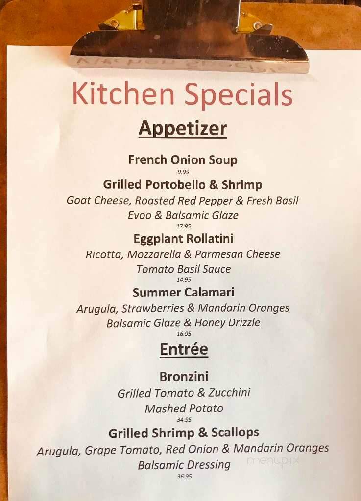 Nicholas Anthony's Family Kitchen - West Orange, NJ menu_pic