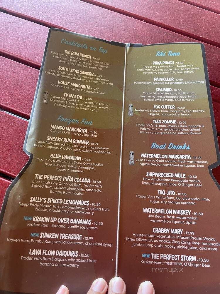 Tiki Docks Skyway Bar + Grill - St. Petersburg, FL menu_pic