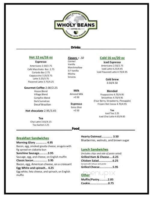 Wholy Beans Coffee - New Richmond, OH