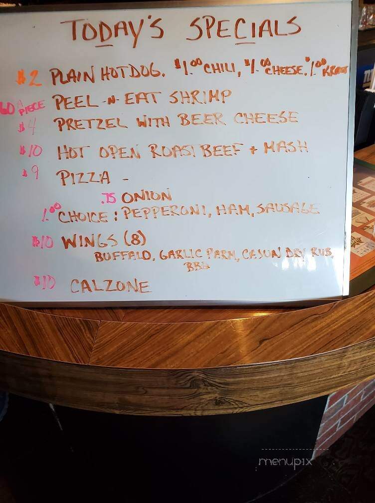 Sean's Pub N Grub - Sayreville, NJ menu_pic