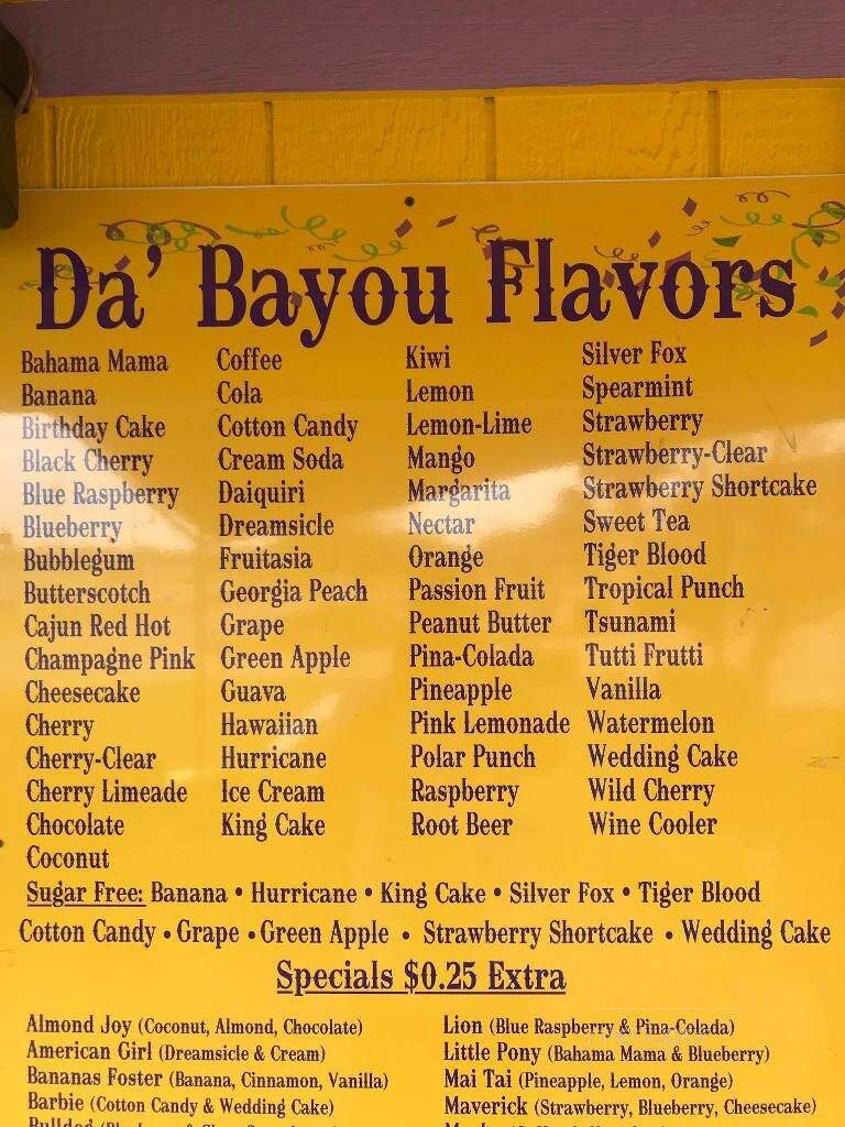 Da Bayou Snowball Shack - Fort Smith, AR