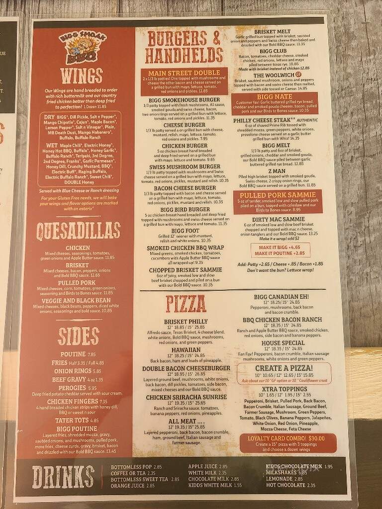Bigg Smoak BBQ - Steinbach, MB menu_pic