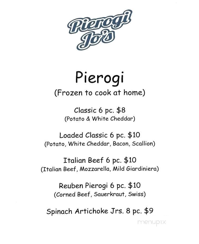 Pierogi Jo's - Algonquin, IL menu_pic