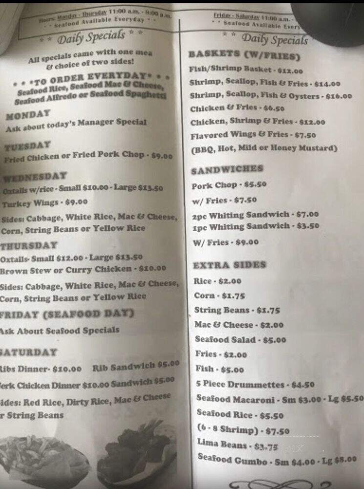 Heavenly Spoon - North Charleston, SC menu_pic