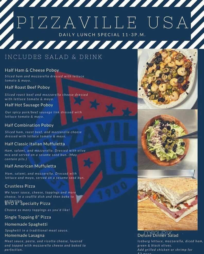 Pizzaville USA - Youngsville, LA menu_pic