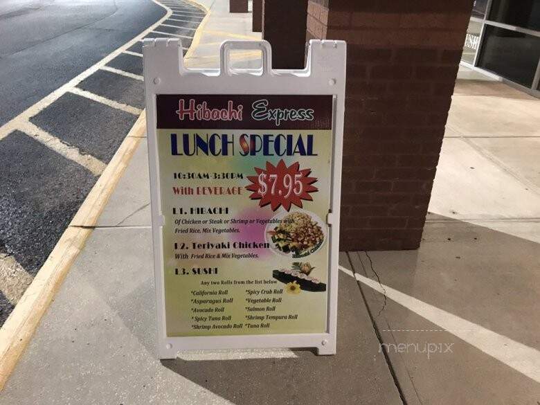Hibachi Express - New Port Richey, FL menu_pic