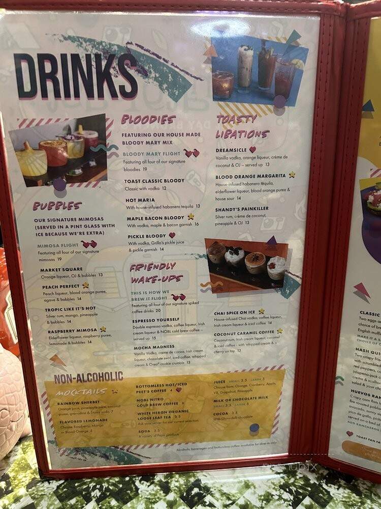 The Friendly Toast - Dedham, MA menu_pic