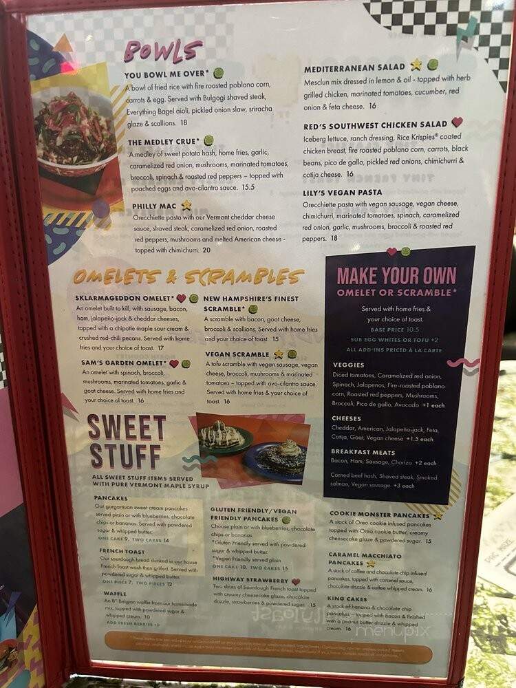 The Friendly Toast - Dedham, MA menu_pic