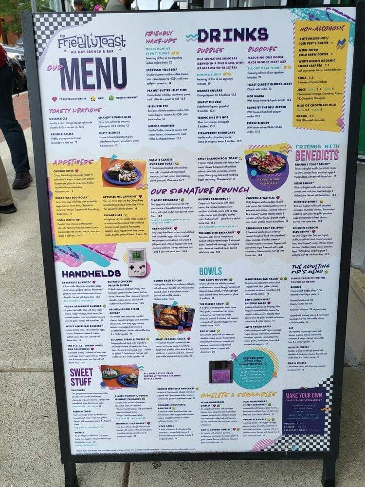 The Friendly Toast - Dedham, MA menu_pic
