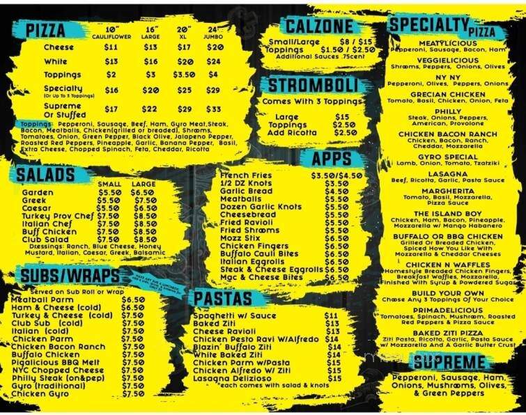 Mr. Delicious Pizza - Melbourne, FL menu_pic