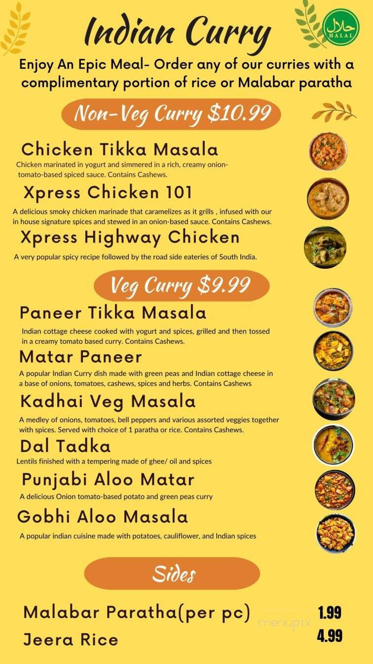 Xpress Eat - Dublin, CA menu_pic