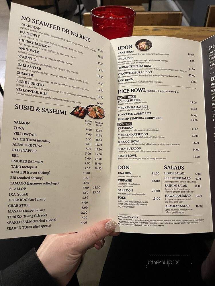 Hanasato Japanese Cuisine - Denton, TX menu_pic