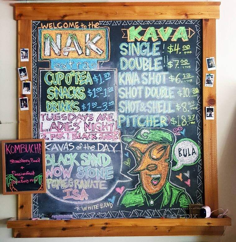 Nakava Kava Bar - Boca Raton, FL menu_pic