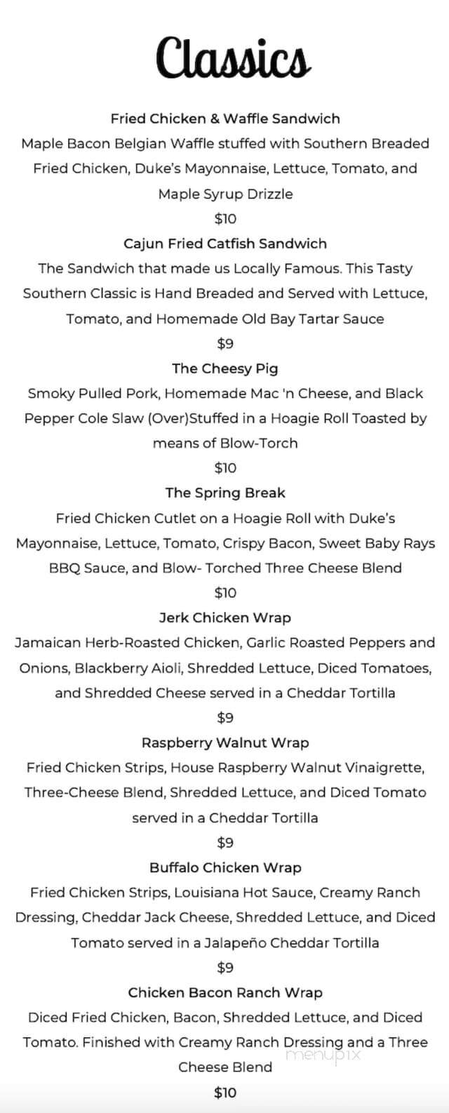 The Homeplace Vineyard - Chatham, VA menu_pic