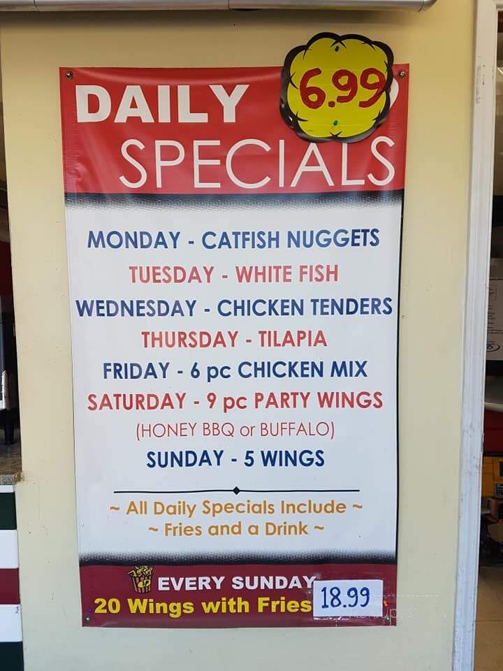 Hardy's Fish & Chicken - Crete, IL menu_pic