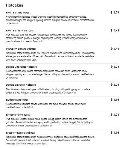 Bob Evans Restaurant - Saint Clairsville, OH menu_pic