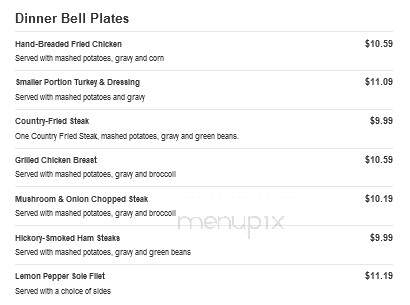 Bob Evans Restaurant - Saint Clairsville, OH menu_pic